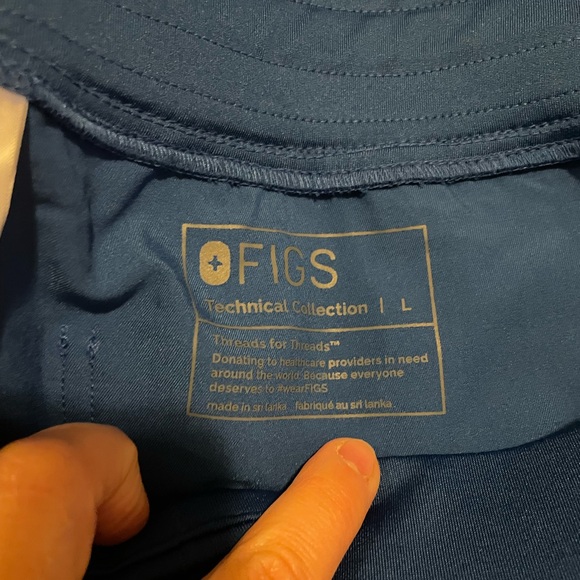 FIGS Blue Scrub Pants - Picture 6 of 7